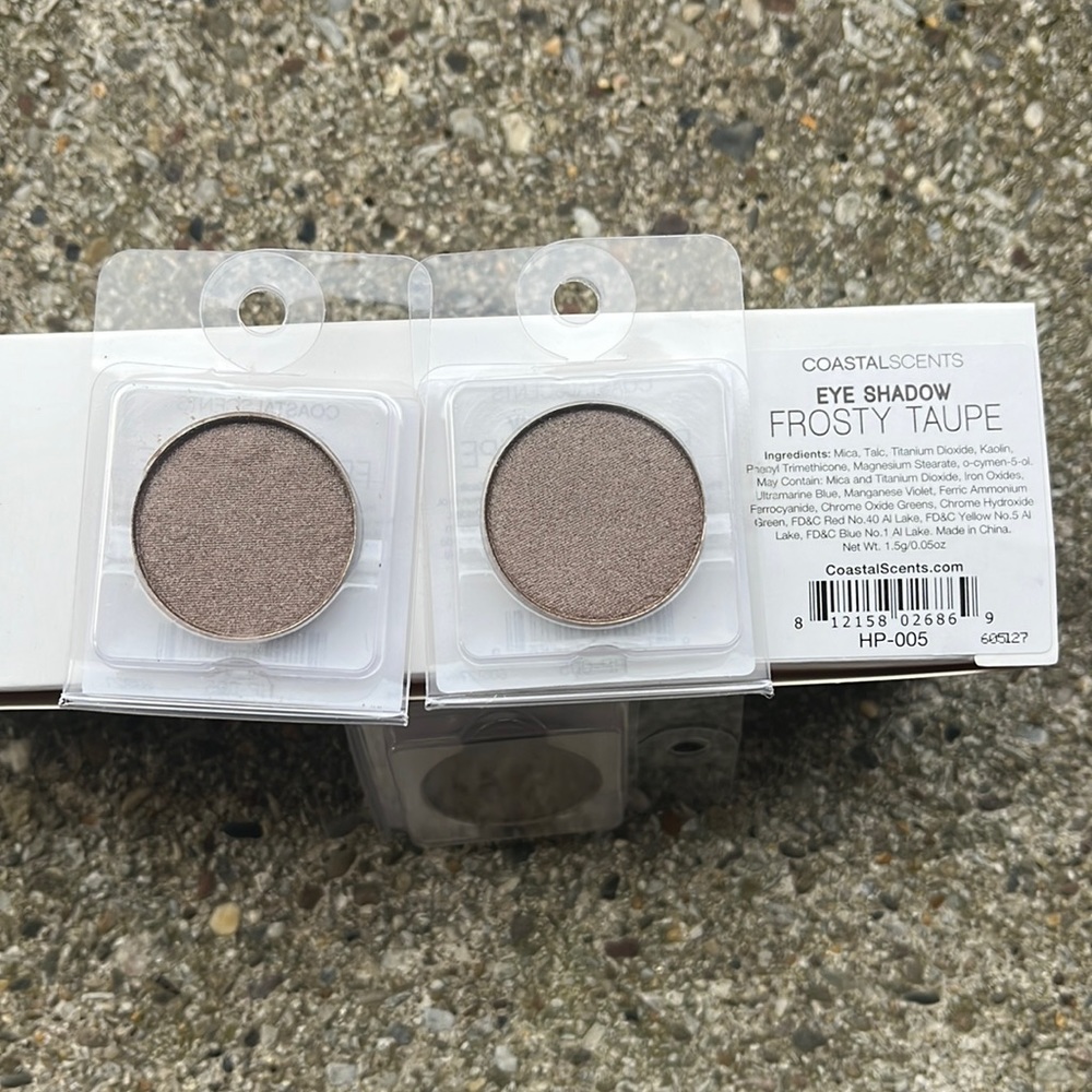 Coastalscents frosty taupe eyeshadow